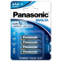 PANASONIC Alkalické baterie EVOLTA Platinum LR03EGE/4BP AAA 1,5V (Blistr 4ks)