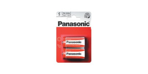 PANASONIC Zinkouhlíkové baterie Red Zinc R14RZ/2BP EU C 1,5V (Blistr 2ks)