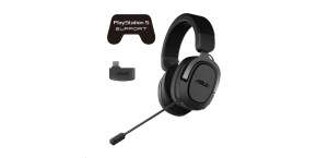 ASUS sluchátka TUF GAMING H3 WIRELESS, Gaming Headset, gun metal