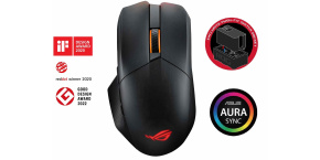 ASUS myš ROG Chakram X Origin, RGB, Bluetooth, černá