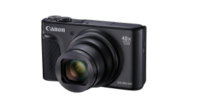 Canon PowerShot SX740 HS Lite, 20.3Mpix, 40x zoom, WiFi, 4K video - černý