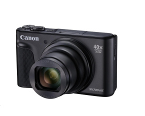 Canon PowerShot SX740 HS Lite, 20.3Mpix, 40x zoom, WiFi, 4K video - černý