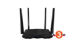 Tenda AC6 Wireless AC1200 Dual Band Router, 3x 10/100 RJ45, 4x anténa 5 dBi