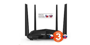 Tenda AC10 Wireless AC1200 Dual Band Router, 1x gigabit WAN, 3x gigabit LAN