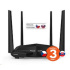 Tenda AC10 Wireless AC1200 Dual Band Router, 1x gigabit WAN, 3x gigabit LAN