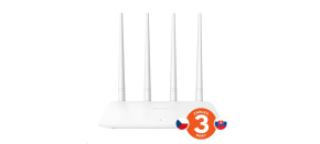 Tenda F6 Wireless-N Router 802.11b/g/n,300 Mb/s, 4x všesměrová anténa, universal repeater