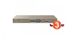 Tenda TEG1118P-16-250W PoE AT Gigabit Switch 230W