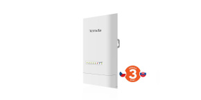 Tenda OS3 Wireless Outdoor CPE 5 GHz, 802.11ac/a/n, 867 Mb/s, 4x LAN, 12 dBi, Pass. PoE, IP65