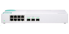 QNAP switch QSW-308S (8xGbE,3xSFP+,fanless)