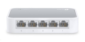 TP-Link switch TL-SF1005D (5x100Mb/s, fanless)