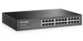 TP-Link switch TL-SF1024D (24x100Mb/s, fanless)