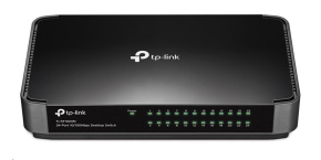 TP-Link switch TL-SF1024M (24x100Mb/s, fanless)