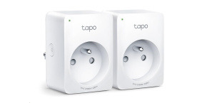 TP-Link Tapo P100(2-pack) chytrá WiFi mini zásuvka (2300W,10A,2,4 GHz,BT)