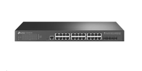 TP-Link OMADA JetStream switch pro připojení k UPS TL-SG3428X-UPS (24xGbE, 4xSFP+, 2xconsole, fanless)