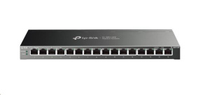 TP-Link switch TL-SG116P (16xGbE, 16xPoE+, 120W, fanless)