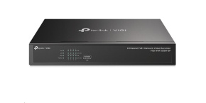 TP-Link VIGI NVR1008H-8P, videorekordér, 8 channels, 8xPoE, 1x100Mb/s LAN, 1xVGA,1xHDMI,2xUSB2.0