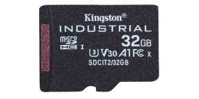 Kingston MicroSDHC karta 32GB Industrial C10 A1 pSLC Card Single Pack