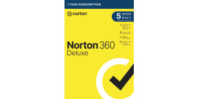 NORTON 360 DELUXE 50GB +VPN 1 uživatel pro 5 zařízení na 1 rok - ESD