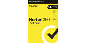 NORTON 360 PLATINUM 100GB +VPN 1 uživatel pro 20 zařízení na 1 rok ESD