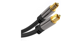 PremiumCord Kabel Toslink M/M, 6mm, 3m, černá