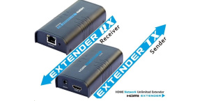 PREMIUMCORD HDMI extender na 120m přes LAN, over IP