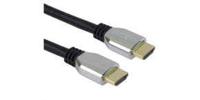 PREMIUMCORD Kabel HDMI 2.1 High Speed + Ethernet kabel (Zinc Alloy krytky, zlacené konektory) 2m