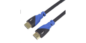 PREMIUMCORD Kabel HDMI - Ultra HDTV, 1m (Color, zlacené konektory)