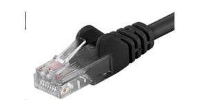 PREMIUMCORD Patch kabel UTP RJ45-RJ45 CAT5e 0.25m černá