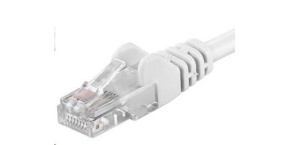 PREMIUMCORD Patch kabel UTP RJ45-RJ45 CAT5e 0.25m bílá