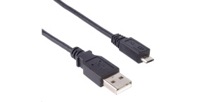 PREMIUMCORD Kabel USB 2.0 A-Micro B propojovací. 2m (černý)