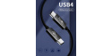 PREMIUMCORD Kabel USB4™ 40Gbps 8K@60Hz Thunderbolt 3, 1m