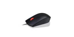 LENOVO myš drátová Essential USB Mouse - 1600dpi, Optical, USB, 3 tlačítka, černá