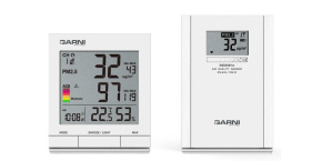 GARNI 204 OneCare měřič kvality vnitřního vzduchu s bezdrátovým čidlem