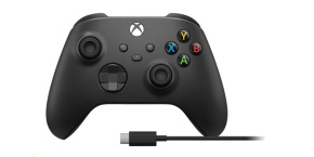 Xbox Wireless Controller černý + USB-C kabel