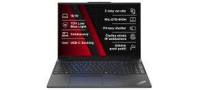 LENOVO NTB ThinkPad E16 AMD G2 - Ryzen7 7735HS,16" WUXGA,32GB,1TBSSD,FHD+IRcam,W11H