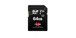 GOODRAM SDXC karta 64GB IRDM (R:100/W:70 MB/s) UHS-I U3