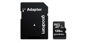 GOODRAM microSDXC karta 256GB M1AA (R:100/W:10 MB/s), UHS-I Class 10, U1 + Adapter