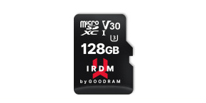 GOODRAM microSDXC karta 128GB IRDM (R:100/W:70 MB/s), UHS-I Class 10, U3, V30 + Adapter