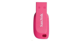 SanDisk Flash Disk 16GB Cruzer Blade, USB 2.0, růžová