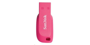 SanDisk Flash Disk 32GB Cruzer Blade, USB 2.0, růžová