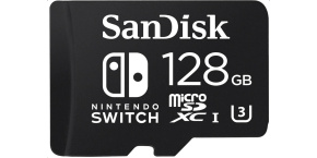 SanDisk MIcroSDXC karta 128GB for Nintendo Switch (R:100/W:90 MB/s, UHS-I, V30, U3, C10, A1) licensed Product