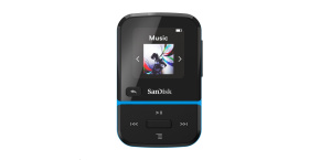 SanDisk Clip Sport Go MP3 Player 16 GB, Blue