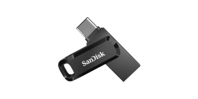 SanDisk Flash Disk 64GB Ultra Dual Drive Go, USB-C 3.2, Černá