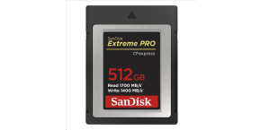 SanDisk Extreme Pro CFexpress Card 512GB, Type B, 1700MB/s Read, 1200MB/s Write