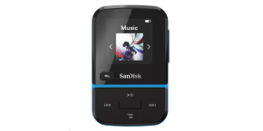 SanDisk Clip Sport Go MP3 Player 32GB, Blue