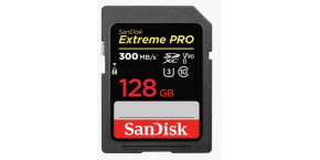 SanDisk SDHC karta 128GB Extreme PRO (300 MB/s, Class 10, UHS-II U3 V90)