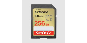 SanDisk SDXC karta 256GB Extreme (190 MB/s Class 10, UHS-I U3 V30)