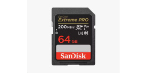 SanDisk SDXC karta 64GB Extreme PRO (200 MB/s Class 10, UHS-I U3 V30)