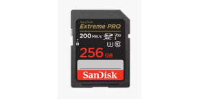 SanDisk SDXC karta 256GB Extreme PRO (200 MB/s Class 10, UHS-I U3 V30)