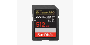 SanDisk SDXC karta 512GB Extreme PRO (200 MB/s Class 10, UHS-I U3 V30)